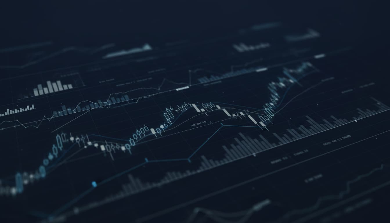 Futures trading chart background